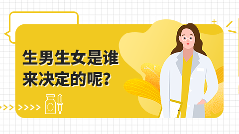 生男生女是谁来决定的呢？