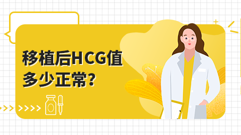 移植后HCG值多少正常？